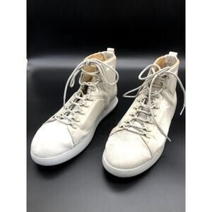 Under Armour High Top White Suede Sneakers, Men's Size 12/EUR 46